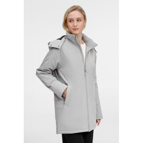 Куртка-парка унисекс Sfera, светло-серая