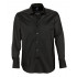Рубашка мужская с длинным рукавом Brighton, черная