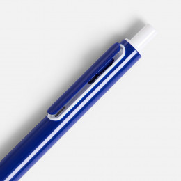 Ручка шариковая Outliner, синяя с белым