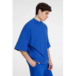 Футболка оверсайз унисекс T9, синяя