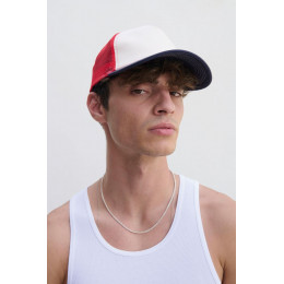 Бейсболка Blink, черная с молочно-белым