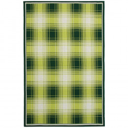 Плед Duotone, зеленый с белым