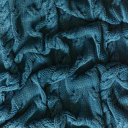 Плед Hygge, темно-зеленый