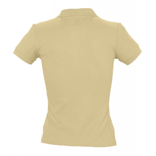 Рубашка поло женская People 210, бежевая