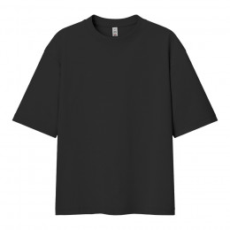 Футболка мужская оверсайз LIBRA, чёрный, M/L, 100% хлопок, 220 г/м2