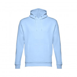 Толстовка мужская с капюшоном PHOENIX, пастельный голубой, S, 50% хлопок, 50% полиэстер, 320 г/м2