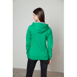 Толстовка женская STAN с капюшоном на молнии футер с начёсом 280, 17W