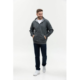 Толстовка мужская STAN с капюшоном на молнии футер с начёсом 280, 17