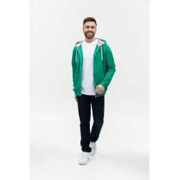 Толстовка мужская STAN с капюшоном на молнии футер без начёса 260, 61