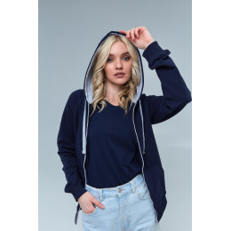 Толстовка женская STAN с капюшоном на молнии футер без начёса, 260, 61W