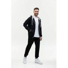 Толстовка мужская STAN с капюшоном на молнии футер без начёса 260, 61