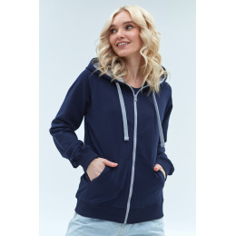 Толстовка женская STAN с капюшоном на молнии футер без начёса, 260, 61W