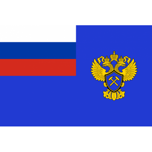 Флаг Федерального агентства по недропользованию (Роснедра)