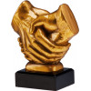 Фигурка литая Трофей Рукопожатие RFST2089/G 17см (83*20)