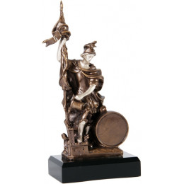 Фигурка литая Пожарный RFST2021-40/BR