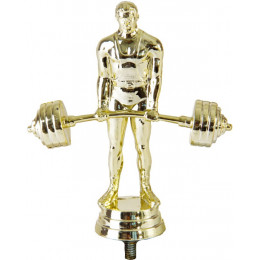 Фигурка пластиковая Тяжелая атлетика 8363-1 12,7см