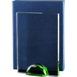 Награда хрустальная CR0019/FP 170х120мм(10) футляр в комплекте