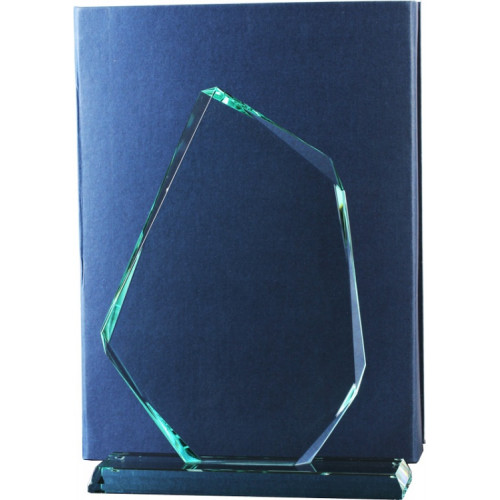 Награда стеклянная GL0002 250х190мм(10) футляр в комплекте