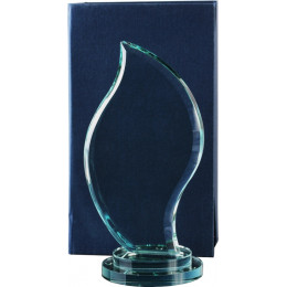 Награда стеклянная GL0001/FP 210х110мм(20) футляр в комплекте