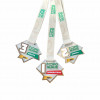 Медаль из акрила с пластиком 2-слойная с УФ-печатью D-40, толщина 10 мм