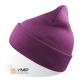 Шапка вязаная  двойная Wind-S фиолетовый 